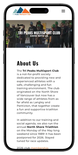 Tri Peaks Multisport Club and North Shore Triathlon
